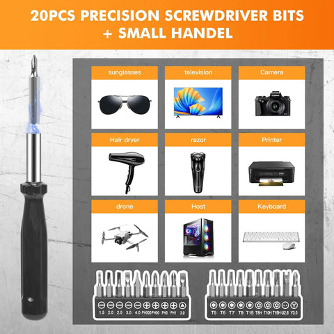 237 Piece Pro Grade Precision Screwdriver Bit Set Kit With Chrome Vanadium Steel Impact Driver Bits Security Bits Nut Driver