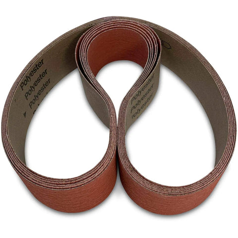 Pro Grade Ceramic Sanding Belts 2x42 Inches 60 Grit For Metal Grinding And Weld Removal Heavy Duty Long Life Ceramic Grain 6 Pack