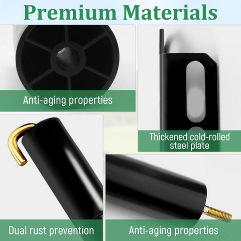 Premium materials of Lawn Stripe Kit For Cub Cadet Z Series And Troy-Bilt Mustang Zero Turn Mowers with anti-aging features.