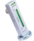 Universal Set Of Camber Wheel Alignment Tools That Snag Onto Wheels Or Brake Rotors For Dead Bang On Plus Or Minus Five Degree Settings, silver camber gauge with level.