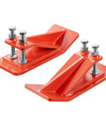 Beefy Tractor Bucket Edge Protector Set Heavy Duty Steel Guards With Anti Skid Design Double Hex Nut Bolts 2 Pack