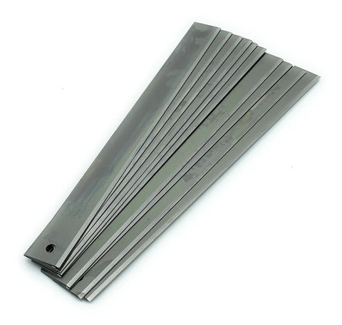Handheld Floor Scraper Replacement Blades 8 Inch X 10 Inch Pack Of 10 Handy Single Sided For 6 Foot Extendable Scraper Great