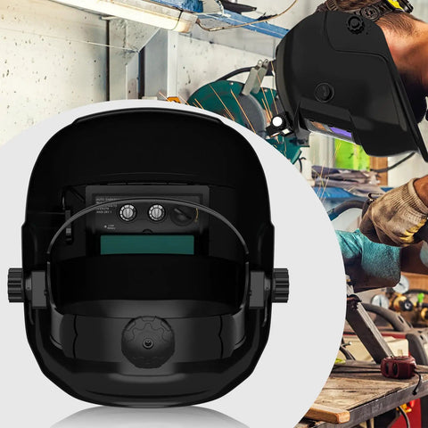 Adjustable Comfort Welding Headgear With Full Face Coverage Built Tough For Welders Lightweight ABS Protective Gear