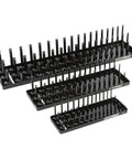 Three Post Metric Socket Tray Set For The Toolbox A Real Workhorse With Deep Shallow And Impact Rows A 3 Row Organizer