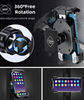 Golf Cart Magnetic Phone Holder Mount With Ultra Strong Rare Earth Magnets for EZGO Club Car Yamaha, 360 Degree Rotatable