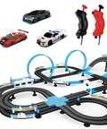 High Precision Slot Car Controller for 1:43, 1:64 and 1:87 Track Sets with cars, complete race track layout