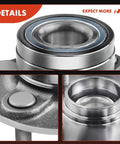 Close-up of Two Pack Rear Wheel Bearing And Hub Assembly For 4-Lug Nissan Sentra 1990-1999, NX 1991-1993, And 200SX 1995-1998