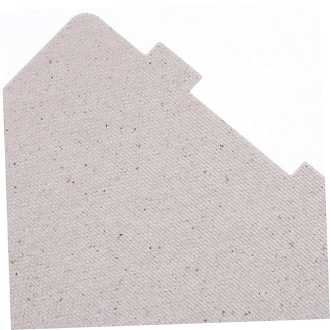 Close-up of a single sheet from the 10 Pack Microwave Waveguide Cover Mica Sheets Universal Fit For Heat Insulation And Repair Cuttable To Size