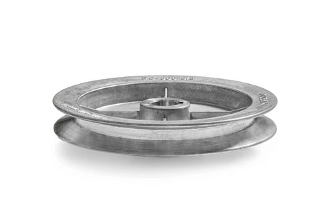 Heavy Duty Five Inch V Groove Drive Pulley With Five Eighth Inch Bore In Z3A Zinc Alloy Die Cast 34 Degree Groove Fits 4L A Belts Durable Industrial Power Transmission