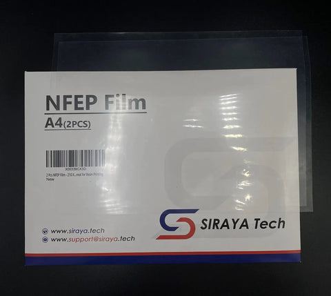 Two Pack Upgraded Nfep Film For Resin 3D Printers A4 Size 210x297mm Hella Smooth Peel Sheets Boost Print Success Rate Killer Surface Finish Straight Game Changer For LCD Printers