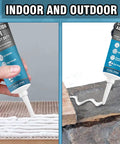 Heavy Duty Construction Adhesive For Concrete, Tile, Stone, Wood And More, Super Strong Cement Glue In A 7.4 Ounce Squeeze Tube used on surfaces