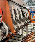 Close-up of heavy-duty pro-grade wire mesh welding machine with customizable 5-12mm spacing for construction use
