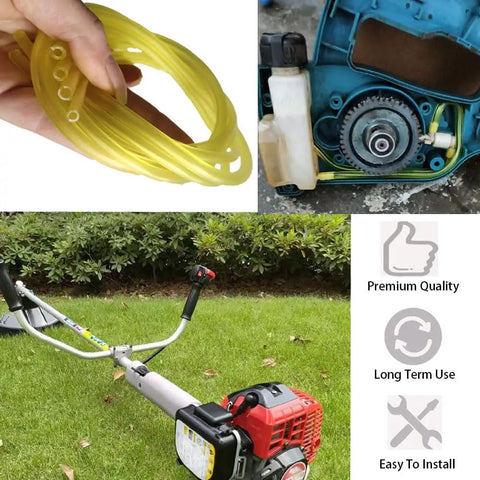 Four Size Fuel Line Hose Kit For Small Engines Includes 0.08x0.14 In, 3/32x3/16 In, 1/8x3/16 In, 1/8x1/4 In, Two Feet Each Replacement Fuel Lines