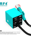 Pro Grade Intelligent Hot Air Soldering Station With Digital Display And Overheat Protection, blue unit with connected desoldering gun