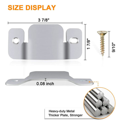 Heavy Duty Sectional Sofa Connector Brackets Keep Your Couch Locked Down Tight, Universal Alignment Bands With Screws To Stop Slippery Moves Cold, Solid Four Piece Furniture Fastener Kit For Modern Homes