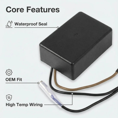 Drop In Rpm Rev Limiter Fits Club Car Ds And Precedent Gas Golf Carts 1997 Up with waterproof seal and high temp wiring.