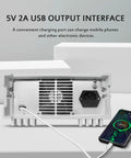Back view of 32V 6A Adjustable Multi Channel DC Power Supply MPS-3264 showing 5V 2A USB output with phone charging
