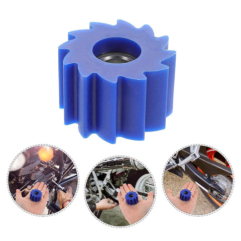 Heavy Duty Blue 10mm Dirt Bike Chain Tensioner Pulley For Off Road Motorcycle And Motorized Engine Guide Roller Smooth Ride Adjuster Kit on bike chain