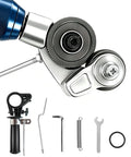 Heavy Duty Sheet Metal Cutter Nibbler Drill Attachment For Steel Aluminum Iron with dual wheel gears and components.