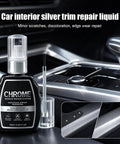 Top Tier Silver Wheel Repair Paint Delivers Dope Chrome Restoration Coverage To Knock Out Curb Rash And Shield Alloy Wheels From Daily Road Wear, 20ml repair liquid with precision brush for minor scratches.