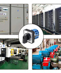 Heavy Duty Changeover Switch SYW28 20 With Five Positions And Eight Terminals Universal Rotary Cam Selector in industrial settings