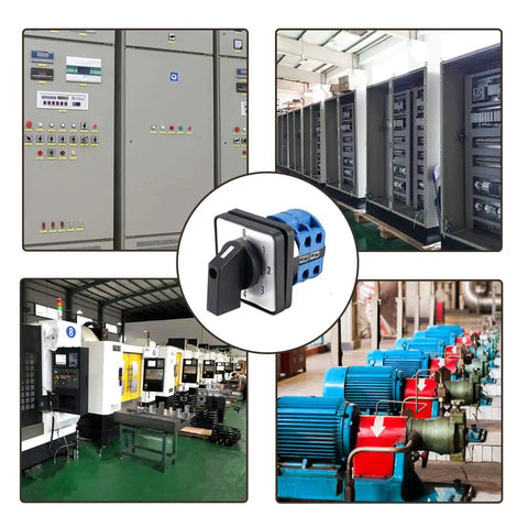 Heavy Duty Changeover Switch SYW28 20 With Five Positions And Eight Terminals Universal Rotary Cam Selector in industrial settings