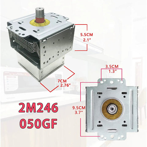 Beefy Microwave Magnetron Tube Replacement For LG And Major Appliance Brands Like Kenmore Whirlpool GE Jenn Air Amana 2M246 050GF