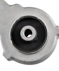 Close-up of Front Lower Control Arms Set For Nissan Murano 2009 2014 With Ball Joints And Bushings, 2 Piece Direct Replacement Kit.