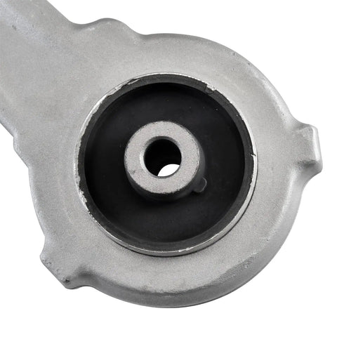 Close-up of Front Lower Control Arms Set For Nissan Murano 2009 2014 With Ball Joints And Bushings, 2 Piece Direct Replacement Kit.