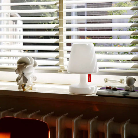 Petit Rechargeable LED Lamp 2 Pack with Stepless Dimming on windowsill, suitable for indoor and outdoor, drip-proof, up to 24h per charge
