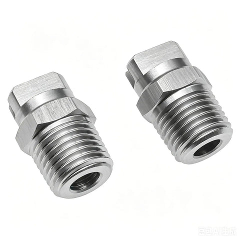 4 Pack No Fuss 65 Degree Fan Nozzle Tips For Pressure Washers 304 Stainless Steel 1/4 Bsp Male Thread 2Mm Orifice Rugged Rust Free Spray Tips That Crush Grime In A Snap