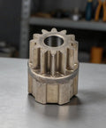 Gear Replacement Part For Rotary Hammer Drill N417859 Compatible With D25032 D25033 D25132 D25133, metallic gear close-up