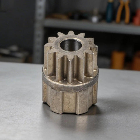 Gear Replacement Part For Rotary Hammer Drill N417859 Compatible With D25032 D25033 D25132 D25133, metallic gear close-up