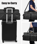 DJ Cable Organizer Bag With Detachable Padded Bottom And Dividers on luggage, shoulder and hand-held views, transportable bag