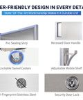 User-friendly features of Top Shelf Commercial Upright Freezer With Twenty Three Cubic Foot Capacity, showcasing durability and design.