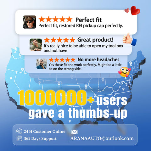 Customer reviews highlighting the Heavy Duty 15 Inch 30 Pound Gas Struts And Spring Lift Supports for various uses.