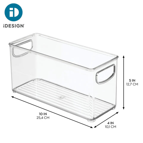 Heavy Duty Clear Plastic Stackable Pantry Bins Set Of Two With Easy Grip Handles For Kitchen Organization And Grocery Storage Containers That Gonna Keep Your Pantry Game Solid