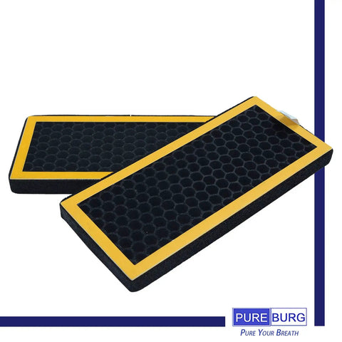 Replacement Filter Set For PetPlus Tower Air Purifier With H13 HEPA And Activated Carbon Traps Pet Dander And PM Two Point Five
