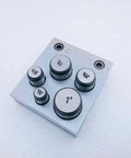 Disc Cutter Set Of Five Circle Punches For Jewelry Making From One Half Inch To One Inch That Cut Up To Eighteen Gauge Soft Metals