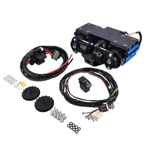 12V On Board Twin Heavy Duty High Performance Compressor Replacement For CKMTA12 with wiring and accessory parts