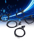 5 Piece Photoelectric Switch Sensor Set With U Shaped Slot For Accurate Detection And Flexible Positioning Quick Install