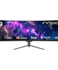 UltraWide 49 Inch Gaming Monitor 5120x1440 QHD 240Hz Refresh Rate Curved VA Panel 32:9 Ultrawide For Gamers HDR400 front view