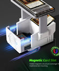 Trading Card Scanner Stand With LED Light And Magnetic Base For MTG And TCG, Fast Slotted Scan For Unsleeved Cards, Quick Price Checks