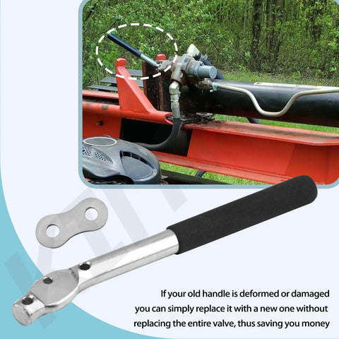 Hydraulic Direction Control Valve Handle With Bolts Replacement Part 0C000908 718-0481 900-3909-89 for stump grinders and wood chippers