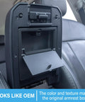 Hidden Center Console Storage Box For Toyota Tacoma 2016 To 2023 Armrest Organizer with open compartment