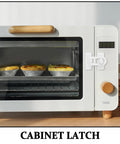 4 Pack Kid Safe Childproof Cabinet Locks For Oven And Refrigerator Doors Easy Install Safety Locks shown on an oven