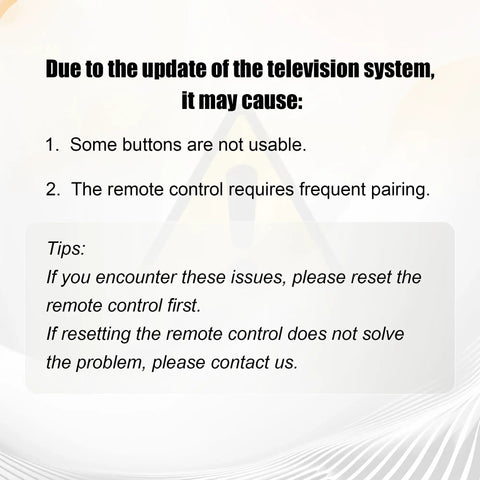 Troubleshooting guide for Replacement Remote For Fire TV Sticks And Smart TV Cubes With Voice Control issues after update