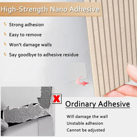High Density Acoustic Foam Wall Panels 48 By 24 Inches Sound Dampening Tiles For Home Studio And Office adhesive demonstration.