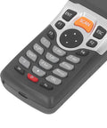Close-up of keyboard on Wireless Barcode Scanner With 2.2 Inch Color TFT Screen For Quick Warehouse Inventory Tracking 1D Barcodes Portable USB Data Collector USB Cable Included For Reliable Data Transfer And Easy Charging On The Go
