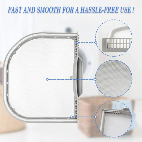 Premium Dryer Lint Filter Replacement 5231EL1001C Durable Screen Fits Common Front Load And Top Load Dryers Works With Replacement Numbers 1668214 PS3527575 AP5248138 EAP3527575 Easy Install